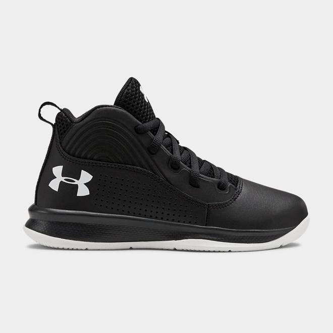 Under Armour Lockdown 4 - Chlapcenske Basketbalove Topanky - Čierne/Biele